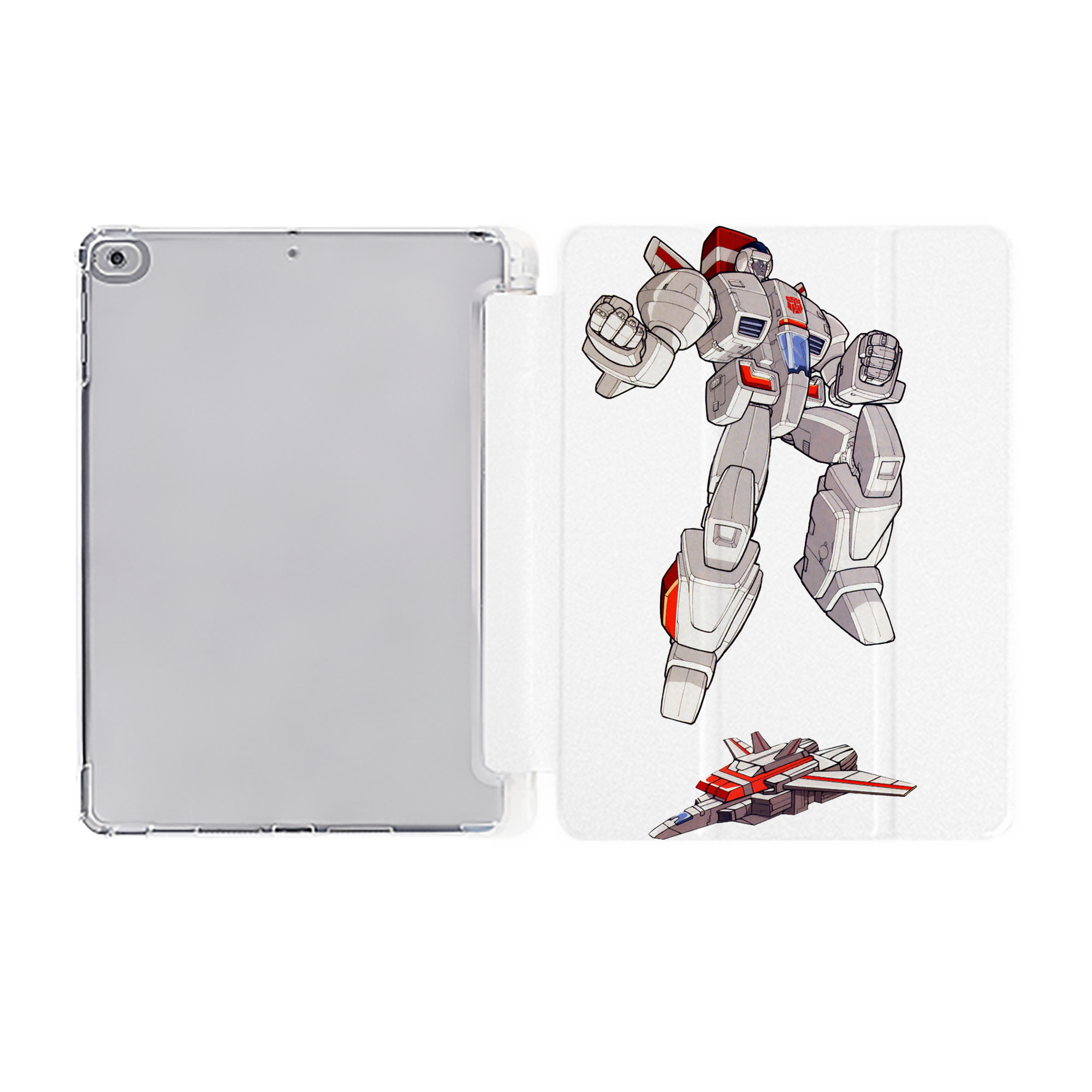（画像用）  IPad ケース ペン収納付き 三つ折りスタンド PUレザー×シリコン 対応機種9.5/10.5/10.9インチ